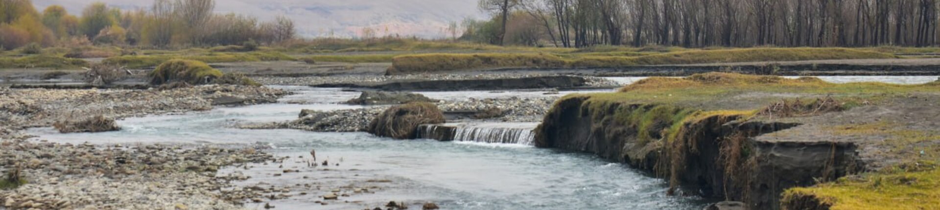 Zarafshan River in Tajikistan. Photo: M. Gritsina