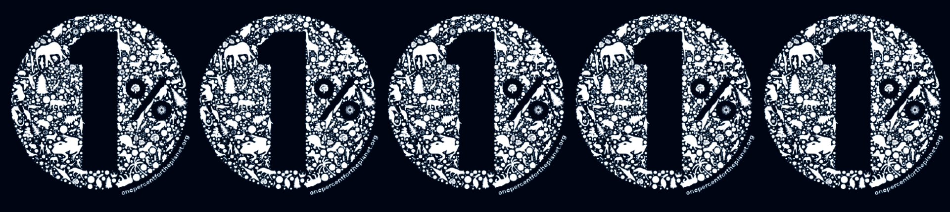Banner 1% for the Planet Art Logo