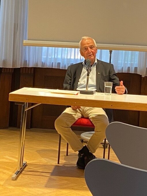 Noch im Mai 2024 sprach Klaus Töpfer bei einer Fachkonferenz in München (Foto: A. Eckert)