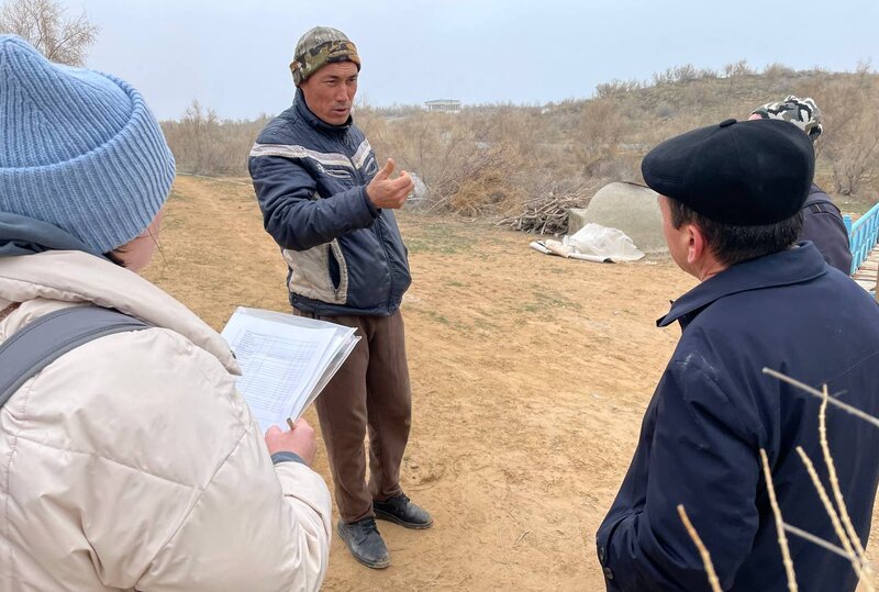 First field inspection in the Sudochye Lake System © J. Wunderlich / Michael Succow Foundation